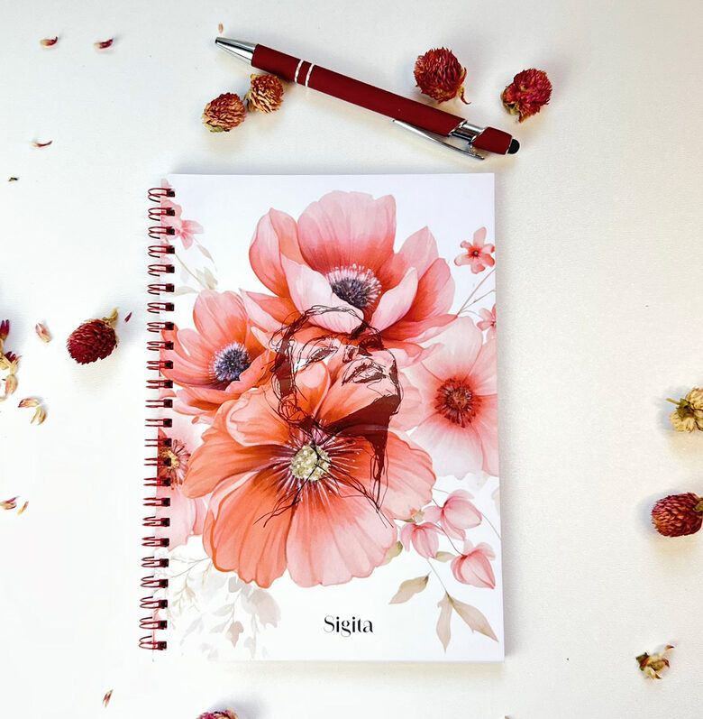 Sigitas pieraksti | spirāles bloks