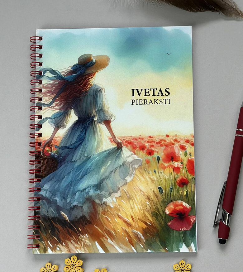 Ivetas pieraksti | spirāle | personalizētas iekšlapas