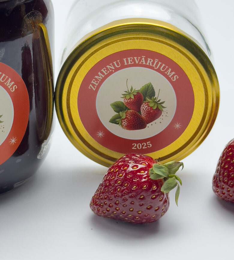 Zemene - uzlīme 60 mm | gaišais fons