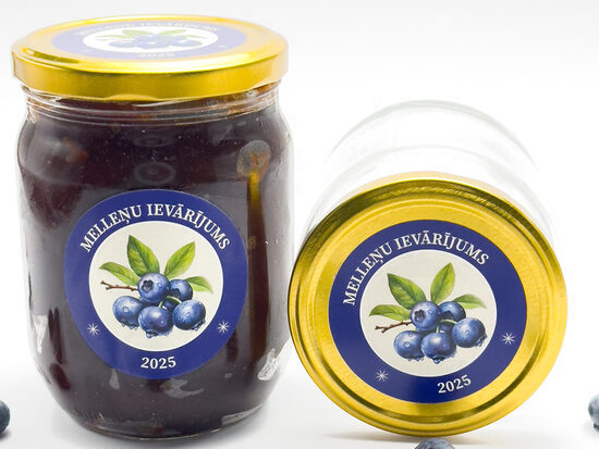 Mellene - uzlīme 60 mm | gaišais fons